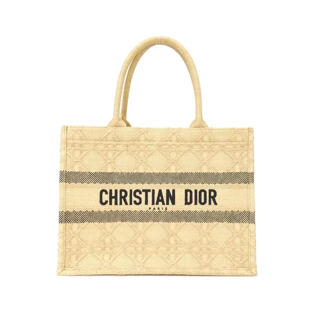 Dior Book Tote Medium M1296ZSQD Bag in M925/NATURAL Raffia from KOMEHYO