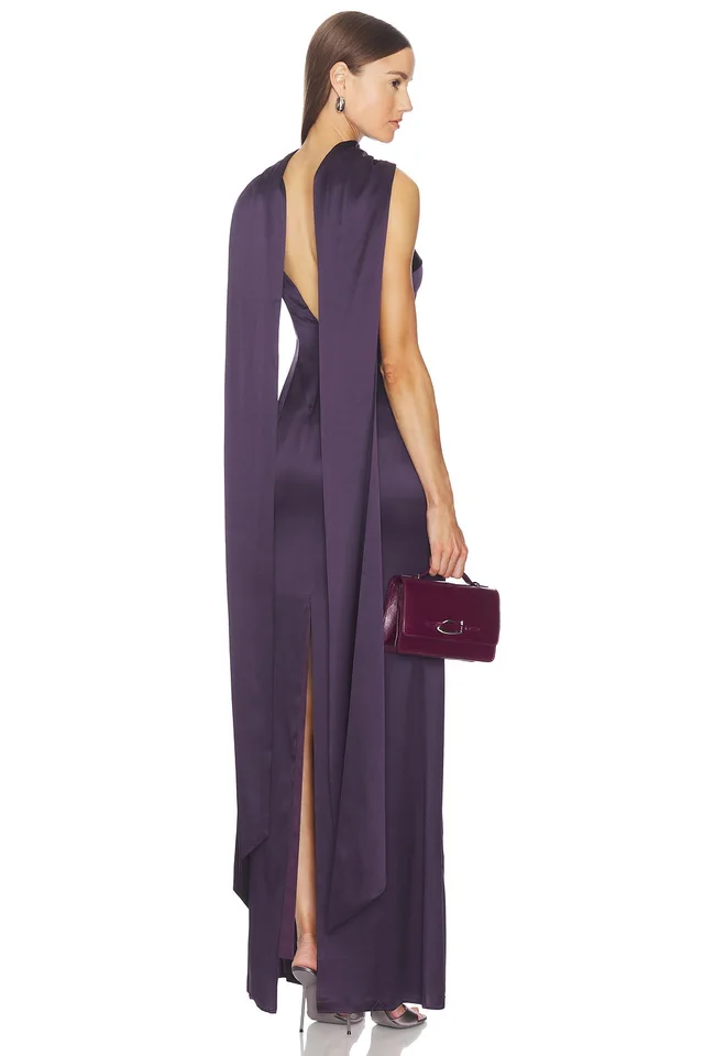 SRG Harley Dress in Dark Plum, photo 4 of 4 from REVOLVE (Canada)