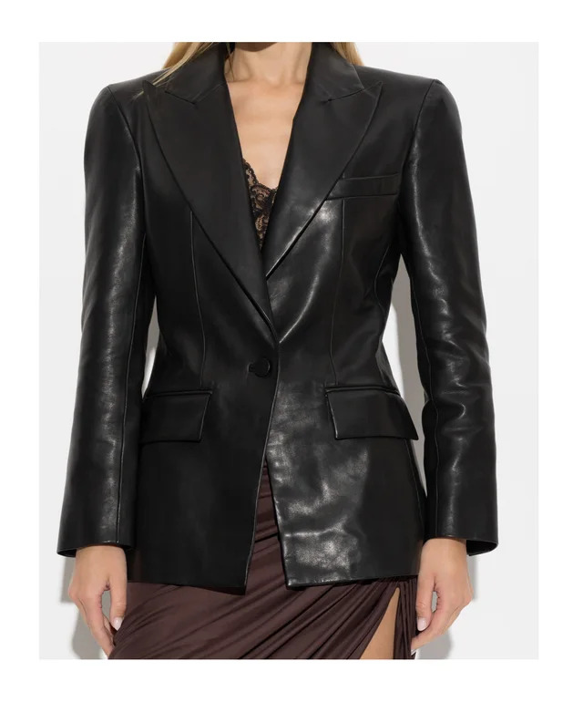 Balmain Long-sleeve leather jacket from SENSER, photo 1 of 1