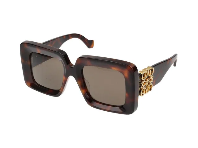 Loewe Lw40176u Square Acetate Frame Sunglasses — Tortoiseshell Standard from HEWI