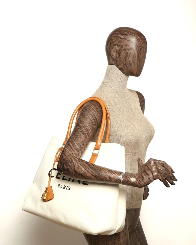 Celine Horizontal Cabas Tote Bag in Canvas from A Retro Tale, photo 11 of 11