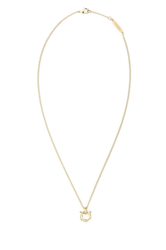 Ferragamo Gancini Necklace — Gold Necklaces in Gold from HEWI