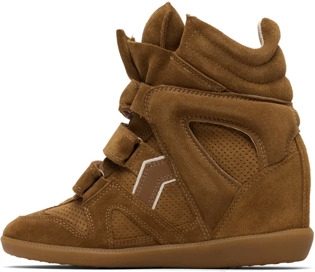 Isabel Marant Brown Bekett Sneakers, photo 3 of 5 from SSENSE