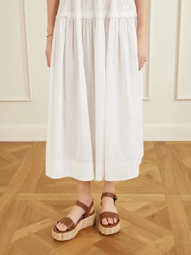 GIANVITO ROSSI 20 leather platform sandals in Beige, photo 2 of 2 from NET-A-PORTER (Canada)