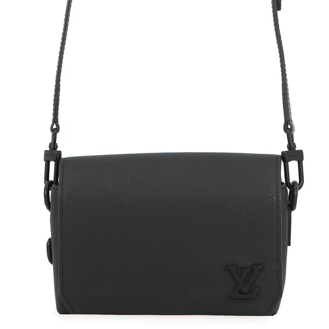 Fastline Wearable Wallet NoirM82085 Leather LV Aerogram in Leather from GALLERY RARE