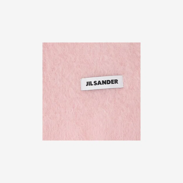 Jil Sander Mohair-Blend Scarf — Pink Scarfs in Pink from HEWI