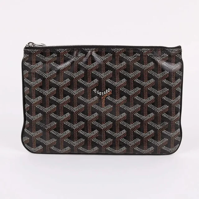 Goyard Pochette Sena Pm Black Mini Clutch Bag in black from Grailed, photo 1 of 1
