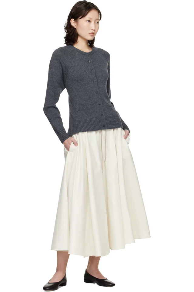 Cordera White Technical Midi Skirt, photo 4 of 4 from SSENSE