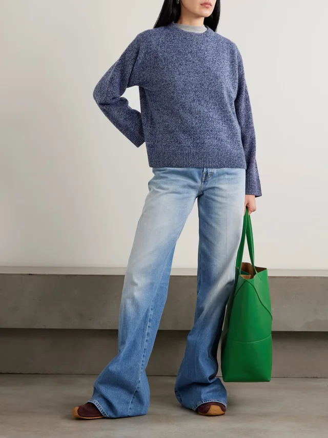 THE ELDER STATESMAN Zuma cashmere sweater in Blue, photo 2 of 2 from NET-A-PORTER (Canada)