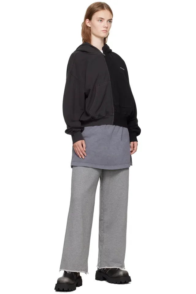 We11done Gray Layered Lounge Pants, photo 4 of 4 from SSENSE