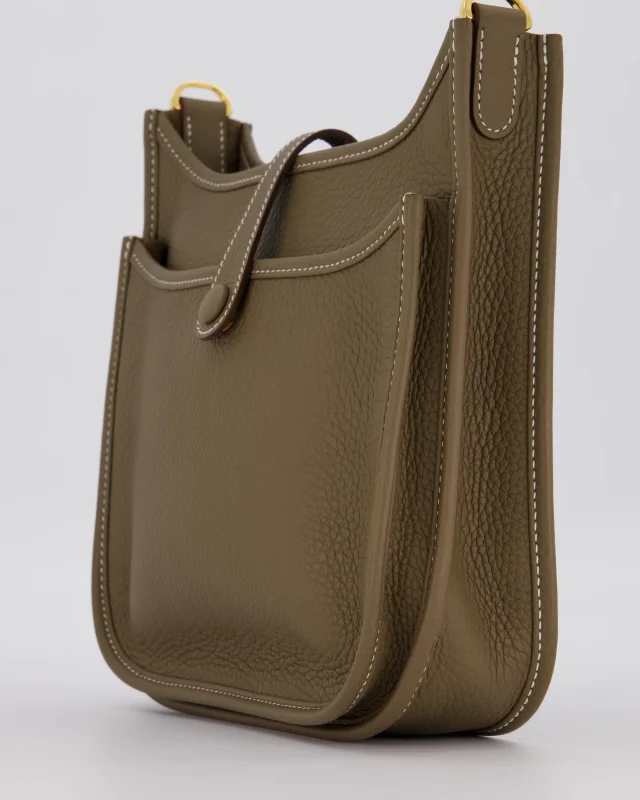 Hermès Evelyne III 23 Bag in Taupe Clemence leather from Sellier, photo 13 of 19
