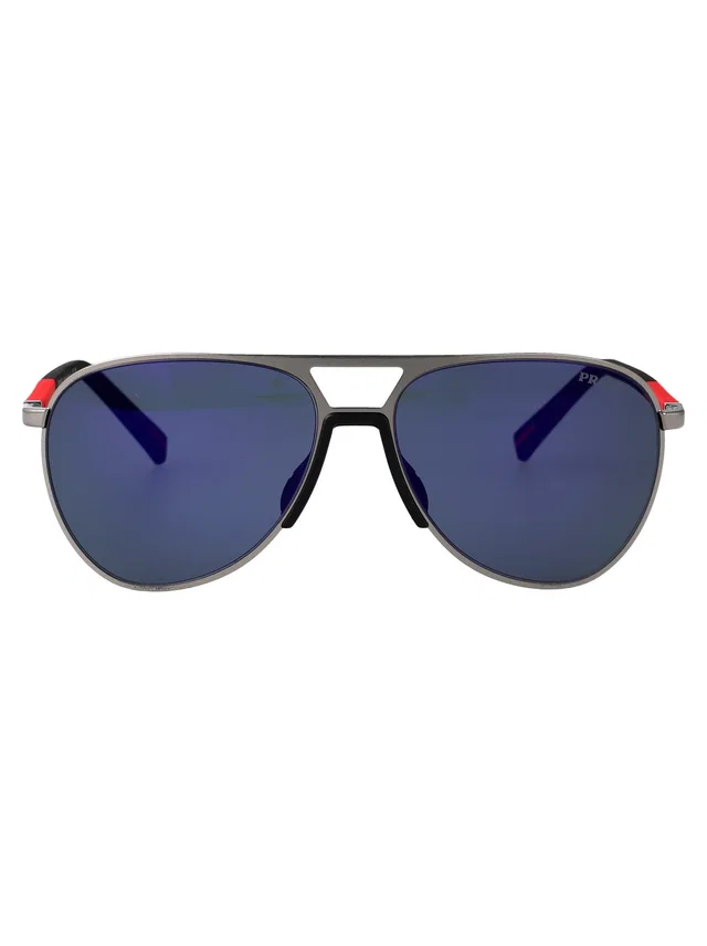 Prada 0ps Sunglasses — Gray Metal in Grey from HEWI