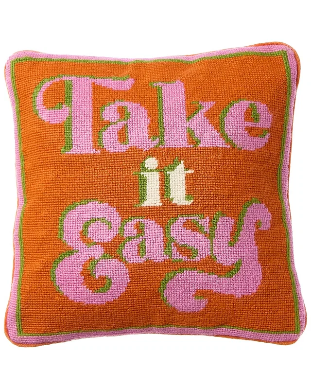 Jonathan Adler US Kit Take It Easy Needlepoint Pillow, image 1 of 1 from Rue La La