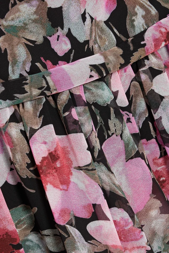 Mikael Aghal One-Shoulder Floral-Print Chiffon Maxi Dress, photo 4 of 4 from THE OUTNET