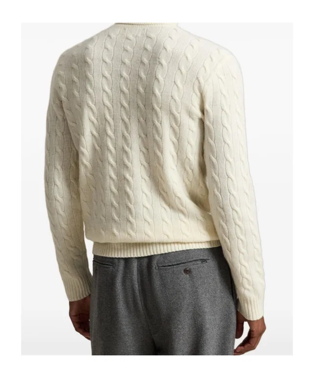 Polo Ralph Lauren cable-knit turtleneck sweater, photo 4 of 5 from SENSER