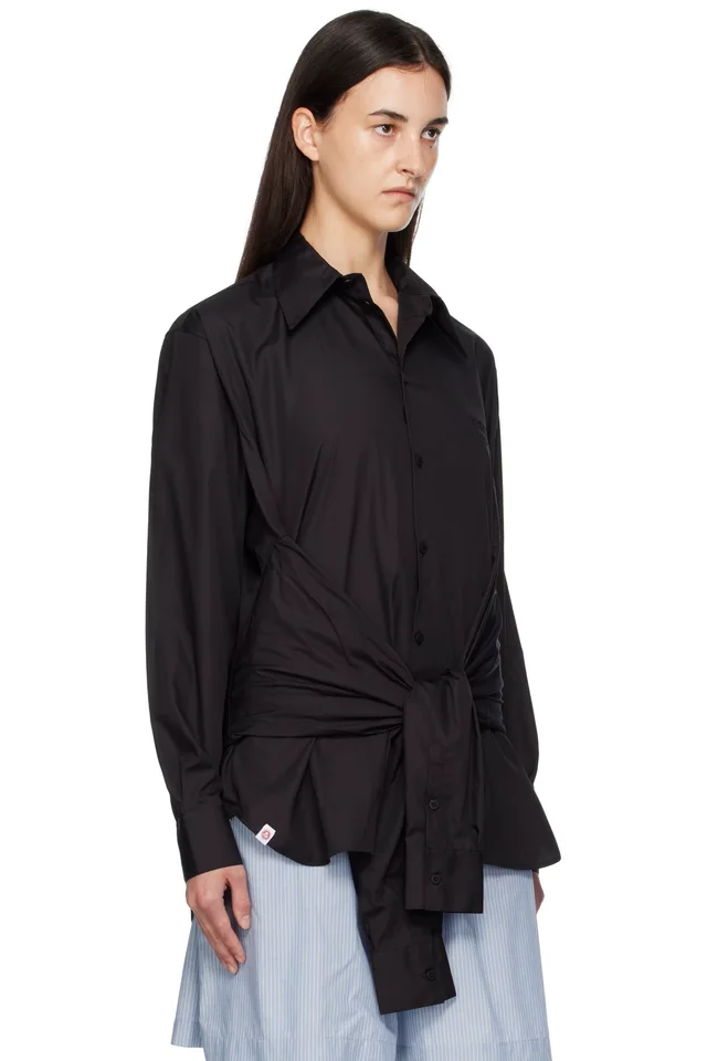 Charles Jeffrey LOVERBOY Black Hug Shirt, photo 2 of 4 from SSENSE