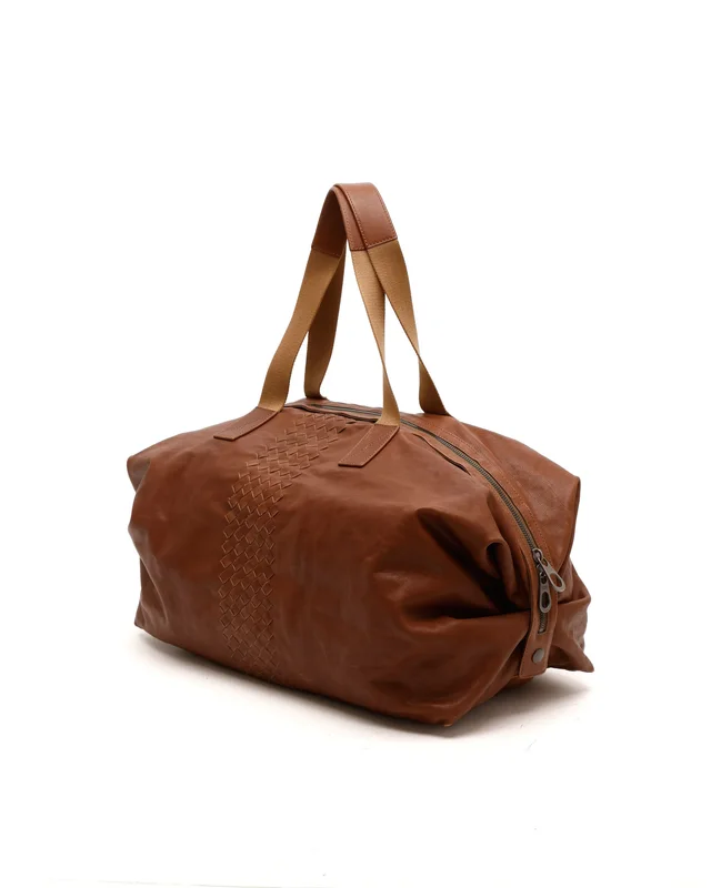 Bottega Veneta Intrecciato Weekend Bag in Woven leather from A Retro Tale, photo 3 of 8