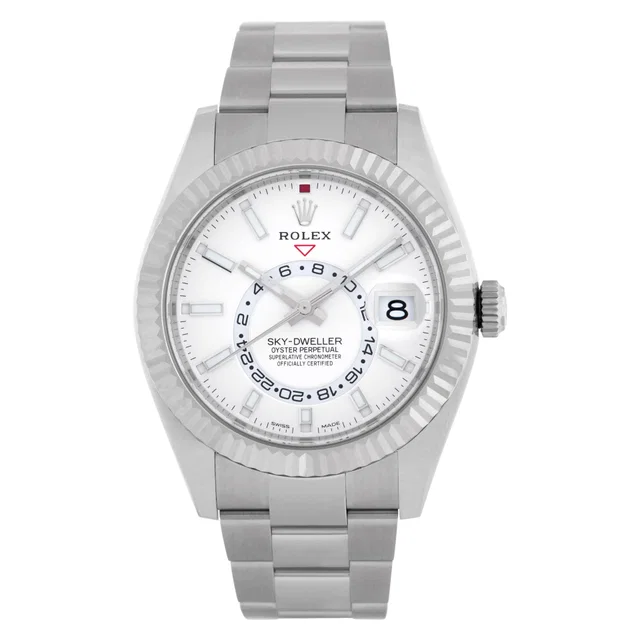 Unused Rolex Sky-Dweller 42mm 326934 in Stainless Steel, White Gold from Gray And Sons