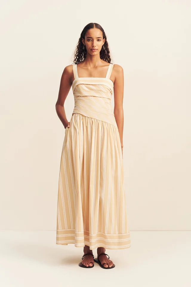 Shona Joy OMRI COTTON SQUARE NECK MAXI DRESS from Shona Joy, photo 1 of 1