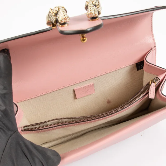 Gucci Red/Pink Leather Medium Dionysus Bag in Red Leather from Labellov, photo 6 of 9