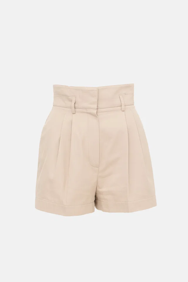 Alaïa Gabardine Pleated Shorts from VSP Consignment