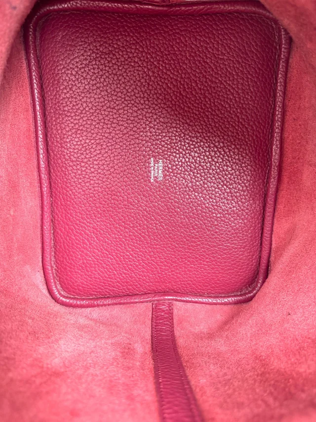 Hermès Rouge Picotin 22 in Clemence in Red Clemence leather from Luxury Promise, photo 7 of 7