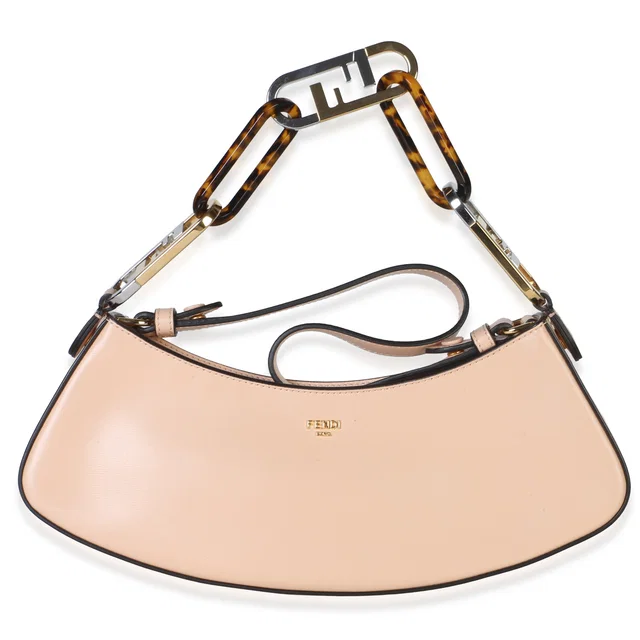 Camelia Vitello Queen Palmellato Fendi OLock Swing Bag in Suede from myGemma