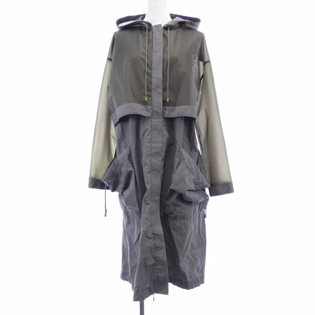Loewe Long Hooded Anagram Coat from The Reluxe