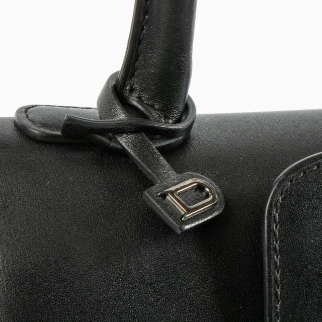 Delvaux Black Box Calf Brillant Mini Bag in Black Box leather from Labellov, photo 3 of 7