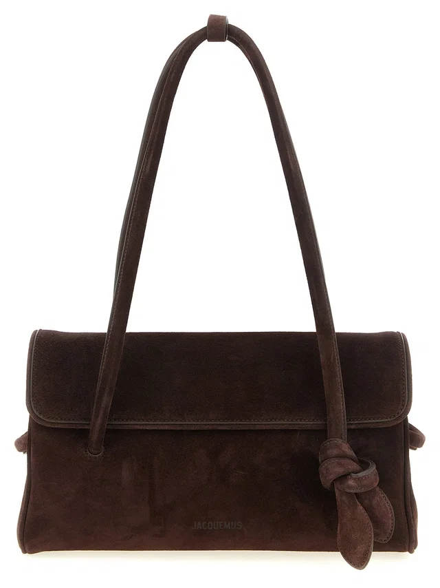 Jacquemus Shoulder Bag — Brown in Brown Calfskin from HEWI