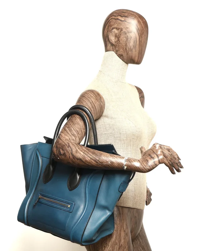 Celine Luggage Mini Bag in Leather from A Retro Tale, photo 9 of 9