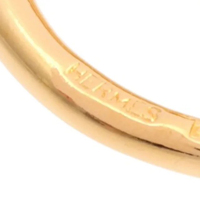 Hermès Jumbo Scarf Ring, Gold in Gold from VINTAGE QOO TOKYO, photo 4 of 4