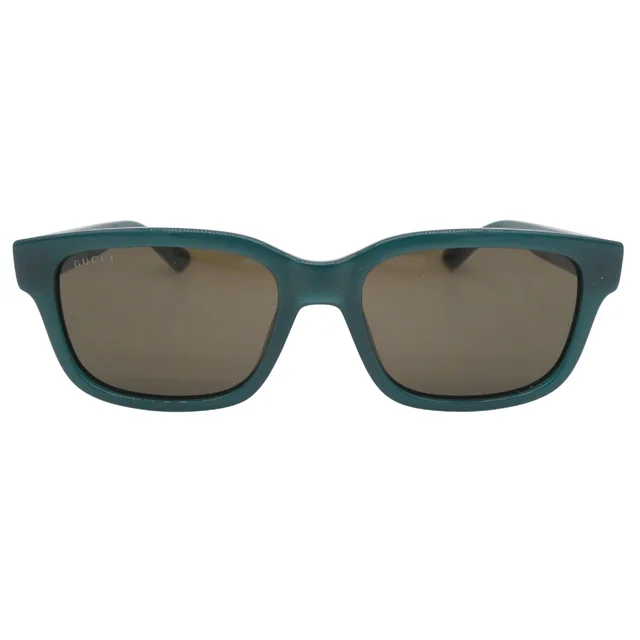 Gucci Teal Rectangular Sunglasses GG1583S in Blue from Clotheshorse Anonymous