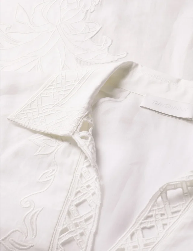 Zimmermann Indra Embroidered Belted Dress, photo 6 of 9 from SENSER