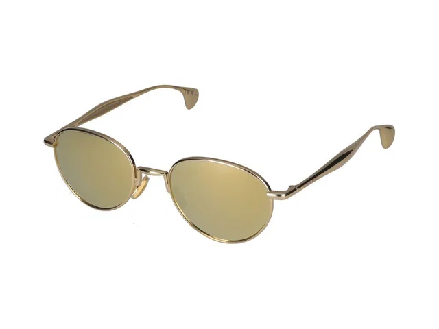 Bottega Veneta Bv1396s Gold Metal Round Sunglasses in Gold from HEWI
