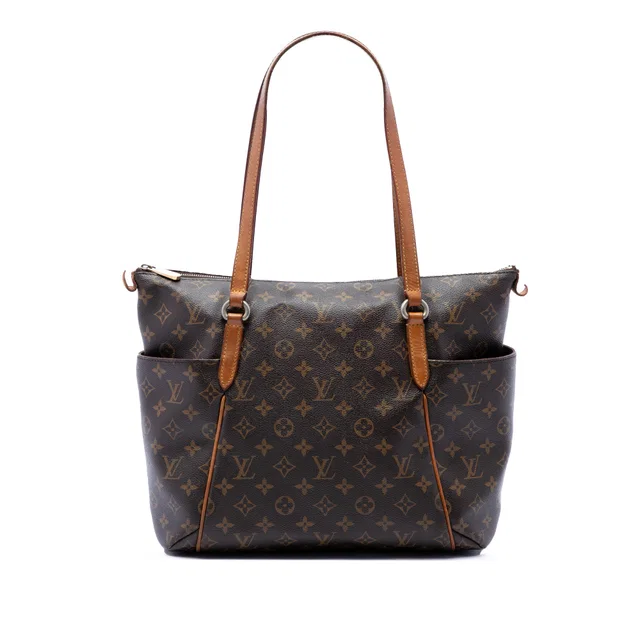 Brown Louis Vuitton Monogram Totally MM Tote Bag in Brown Coated canvas from Designer Revival