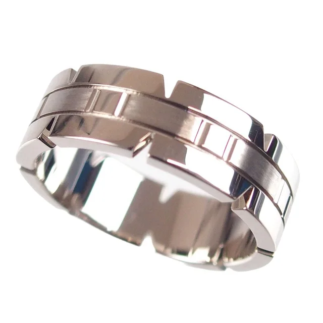 Cartier Tank Francaise White Gold 18K 61 Ring in White from The Reluxe