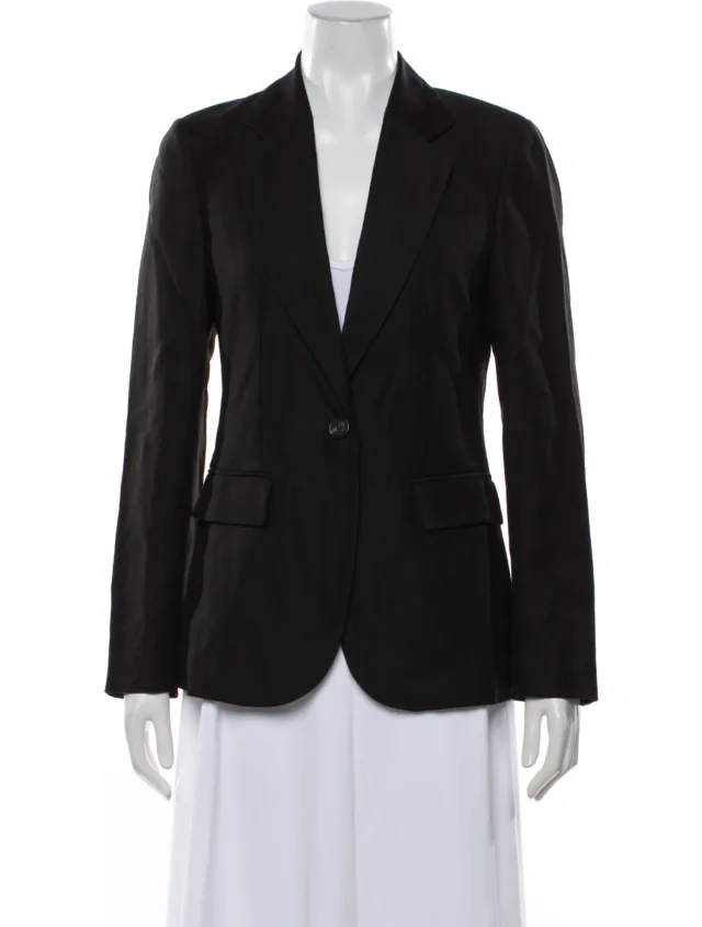Brunello Cucinelli Acetate Blazer in black from The RealReal