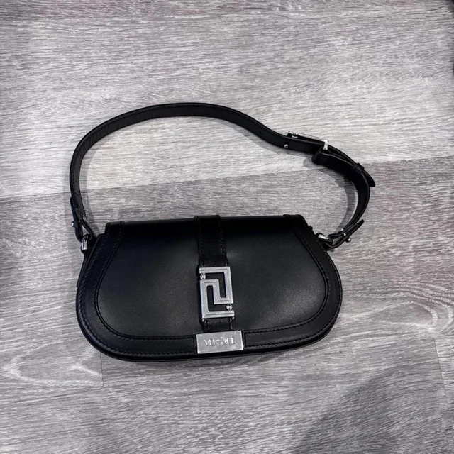 Versace Women's Shoulder bags - Black in black from Depop, photo 1 of 1