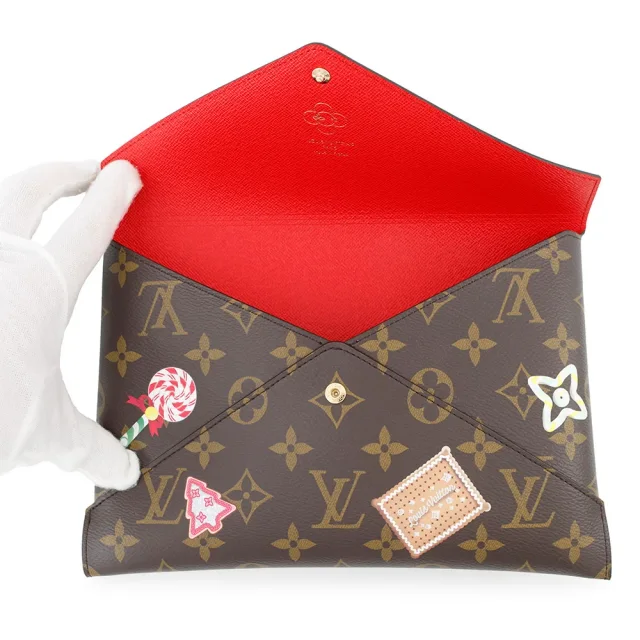 Louis Vuitton Kirigami Christmas Limited Edition Pochette RedM12203 Monogram from GALLERY RARE, photo 5 of 7