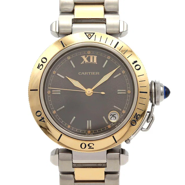 Cartier Pasha Stainless Steel Yellow Gold Automatic in Yellow from LuxUness