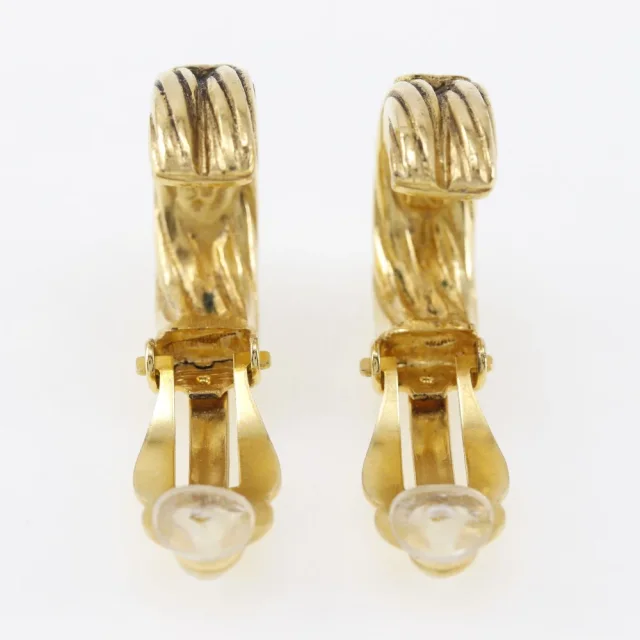Chanel Coco Mark Earrings in Gold Gold-plated metal from LuxUness, photo 4 of 9