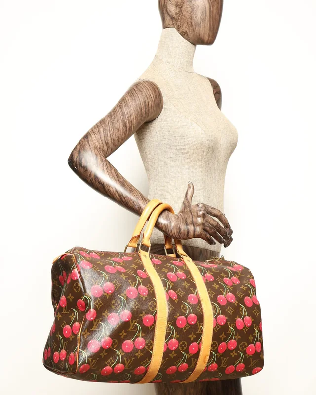 Louis Vuitton Keepall 45 Cerises Cherry Limited Edition Takashi Murakami Weekend Bag from A Retro Tale, photo 12 of 12