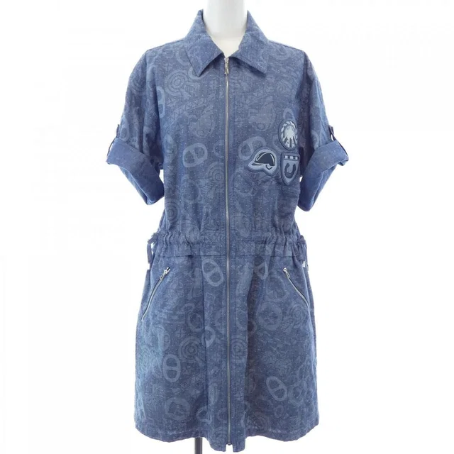 Hermès Dress Blue 38 Transparency in Blue from The Reluxe