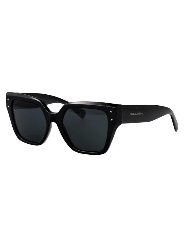 Dolce & Gabbana 0dg4471 Sculpted Black Acetate Sunglasses in Black from HEWI, photo 2 of 2
