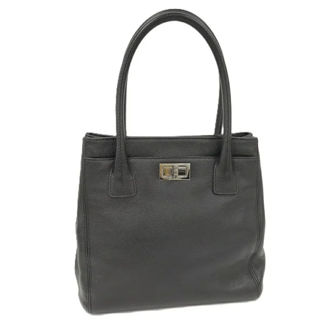 Chanel Executive Tote Handbag 2.55 Lambskin Black in Black Lambskin from The Reluxe