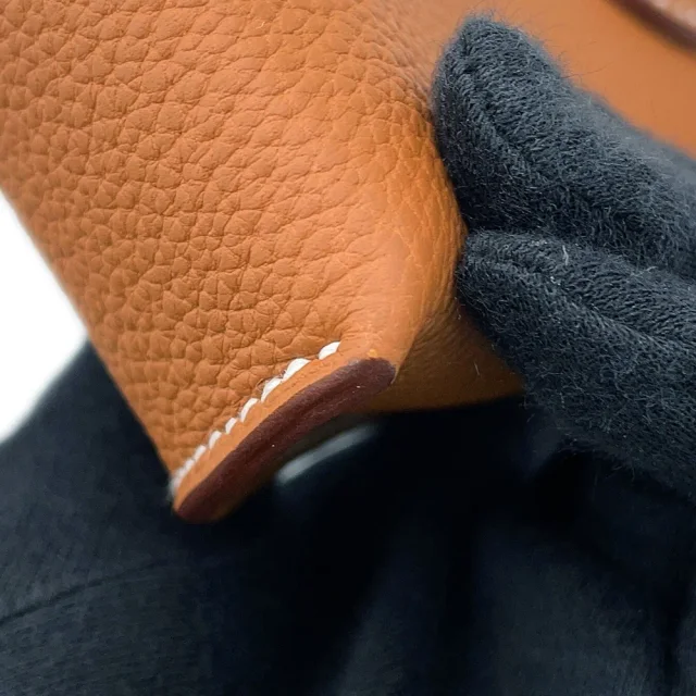 Hermès Videpoches Gold Togo Leather in Gold Togo leather from GALLERY RARE, photo 7 of 11