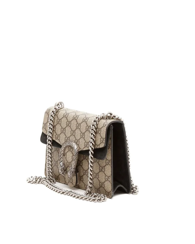 Gucci GG Supreme Small Dionysus Bag in Suede from A Retro Tale, photo 2 of 10