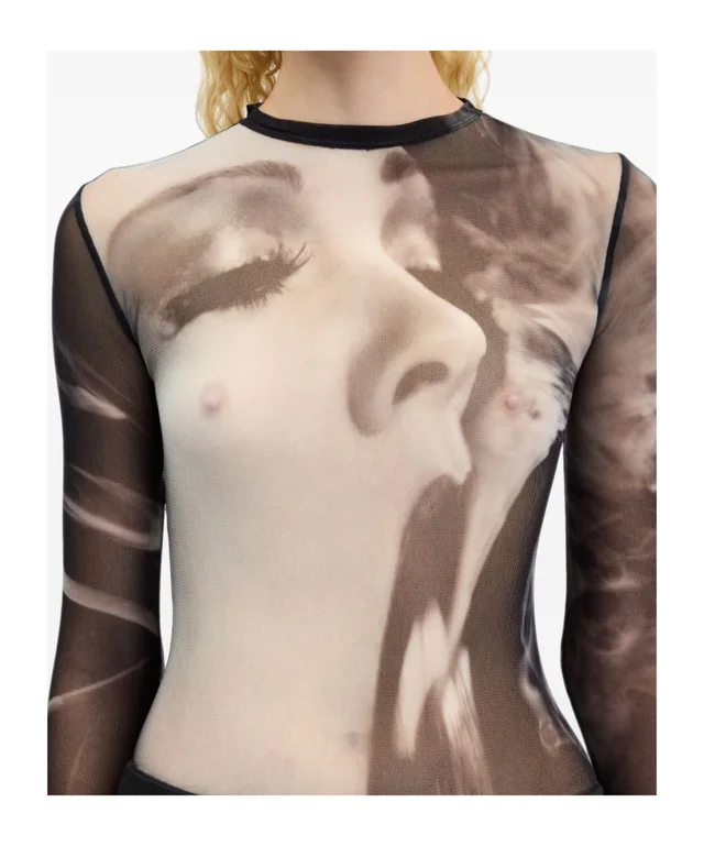 Jean Paul Gaultier Photographic Print Long Sleeve Top, photo 3 of 5 from SENSER