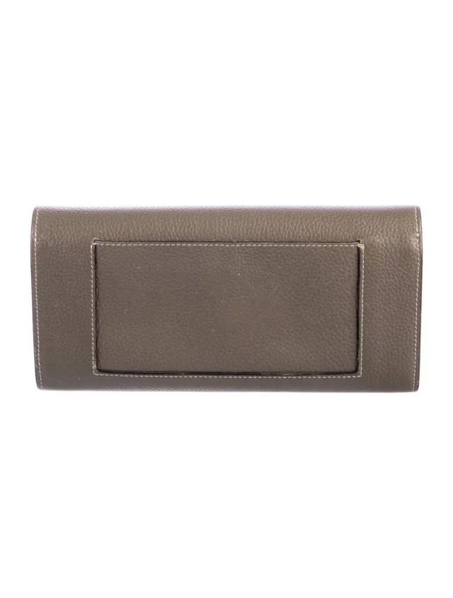 Celine 2016 Leather Continental Wallet in red|brown Leather from The RealReal, photo 2 of 3